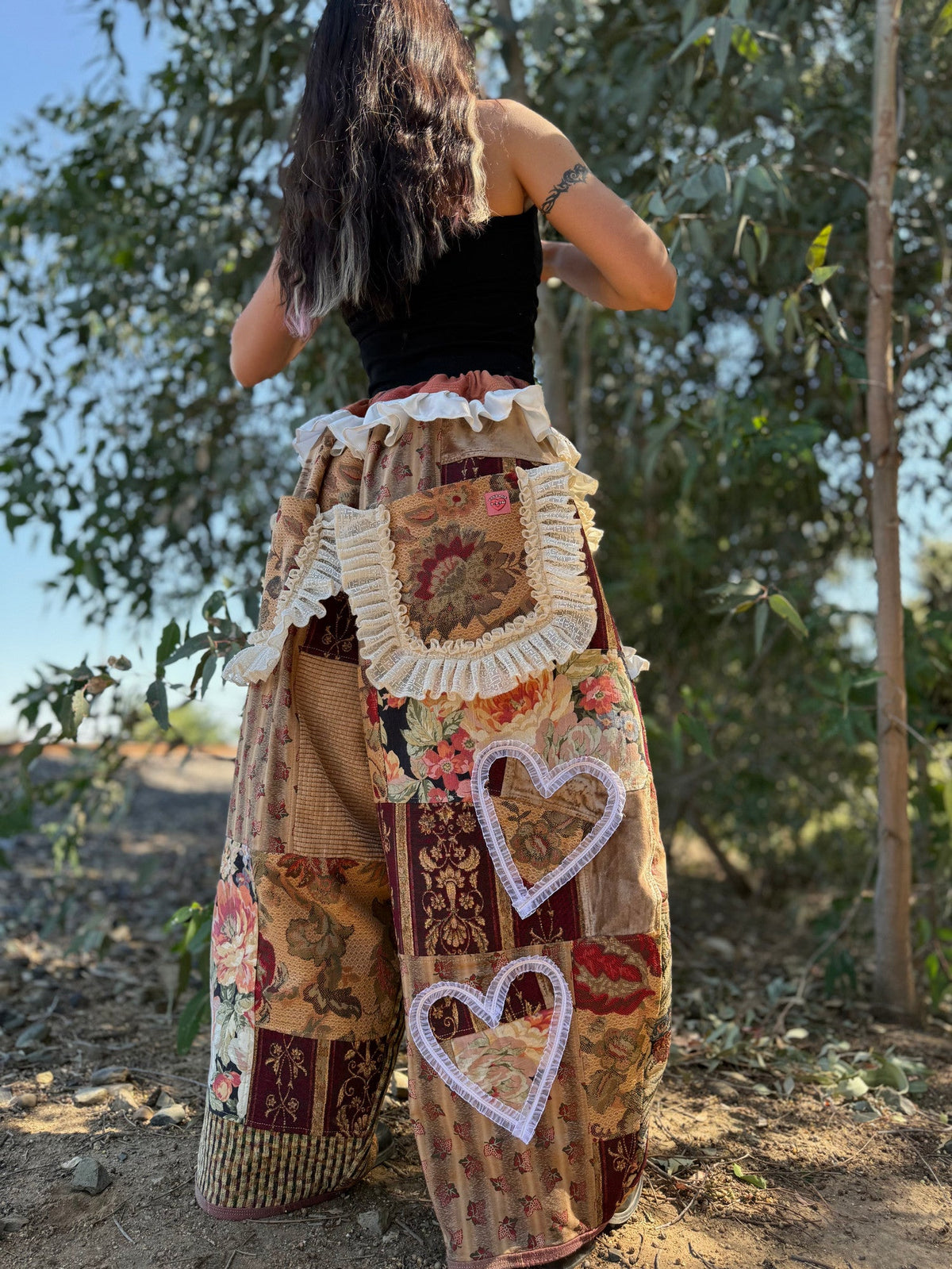 Upcycled Adjustable-Waist Pants