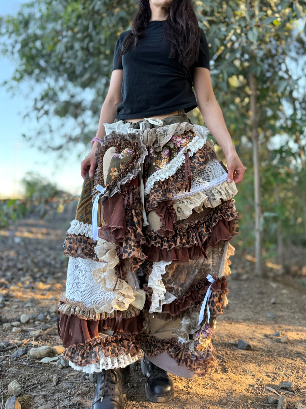 Upcycled Adjustable-Waist Pants