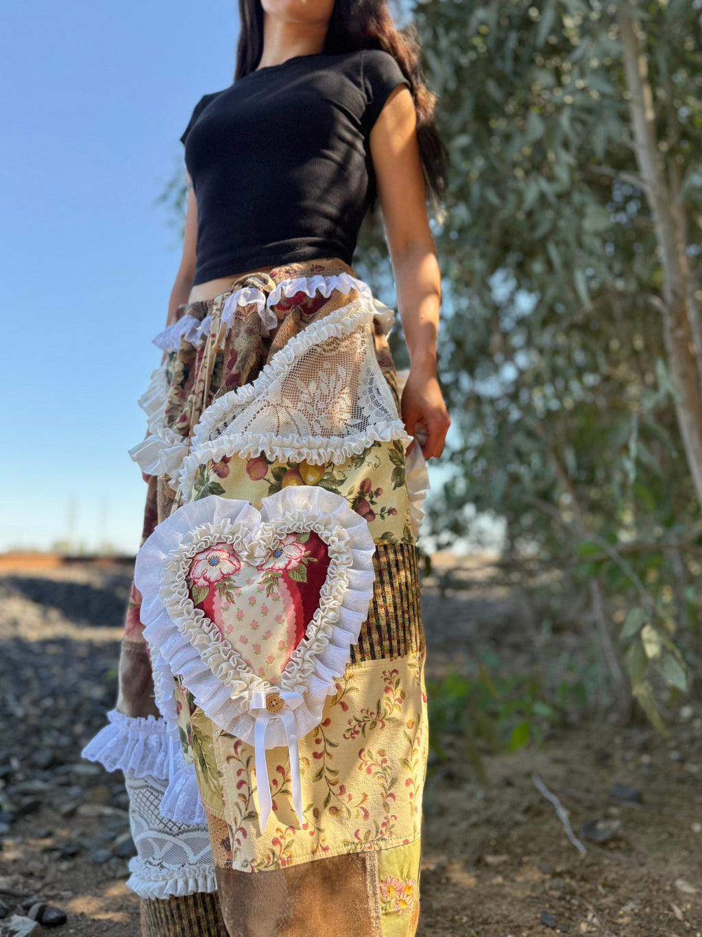 Upcycled Adjustable-Waist Pants
