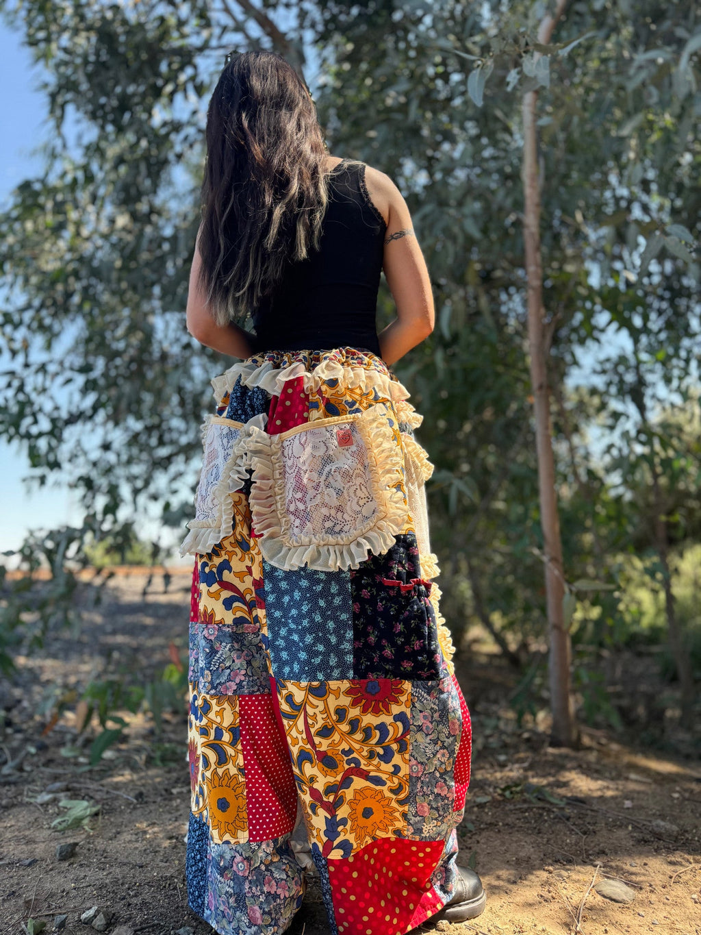 Upcycled Adjustable-Waist Pants