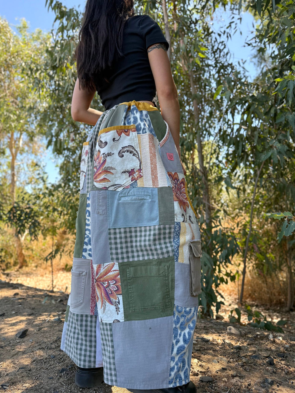 Upcycled Adjustable-Waist Pants