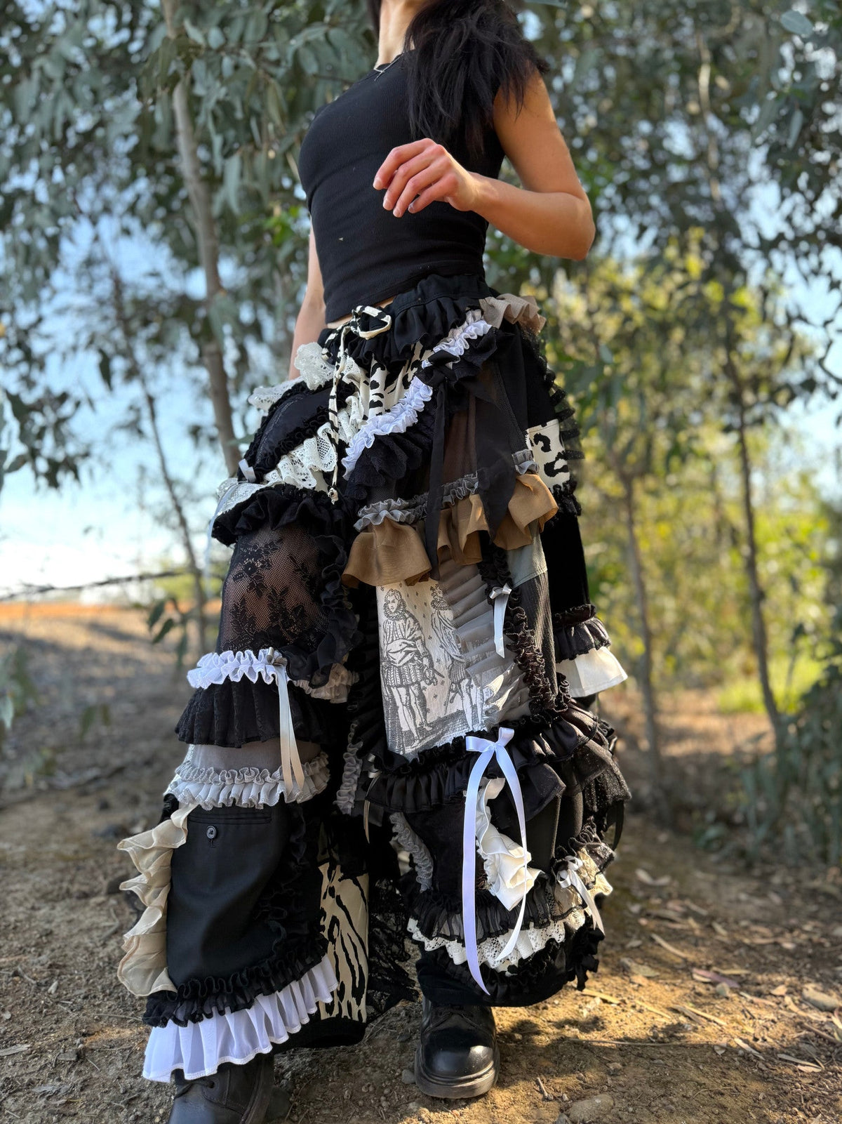 Upcycled Adjustable-Waist Pants