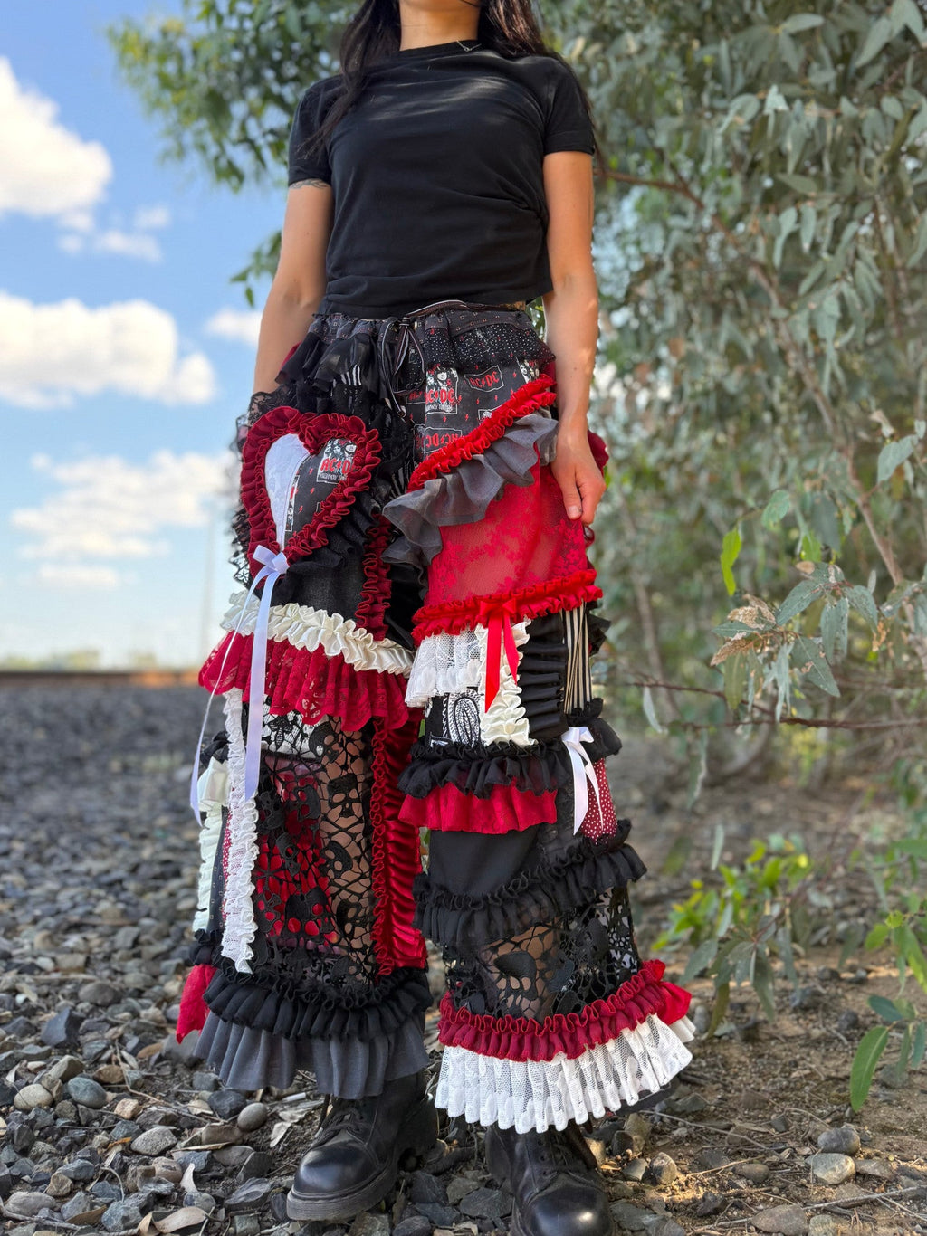 Upcycled Adjustable-Waist Pants