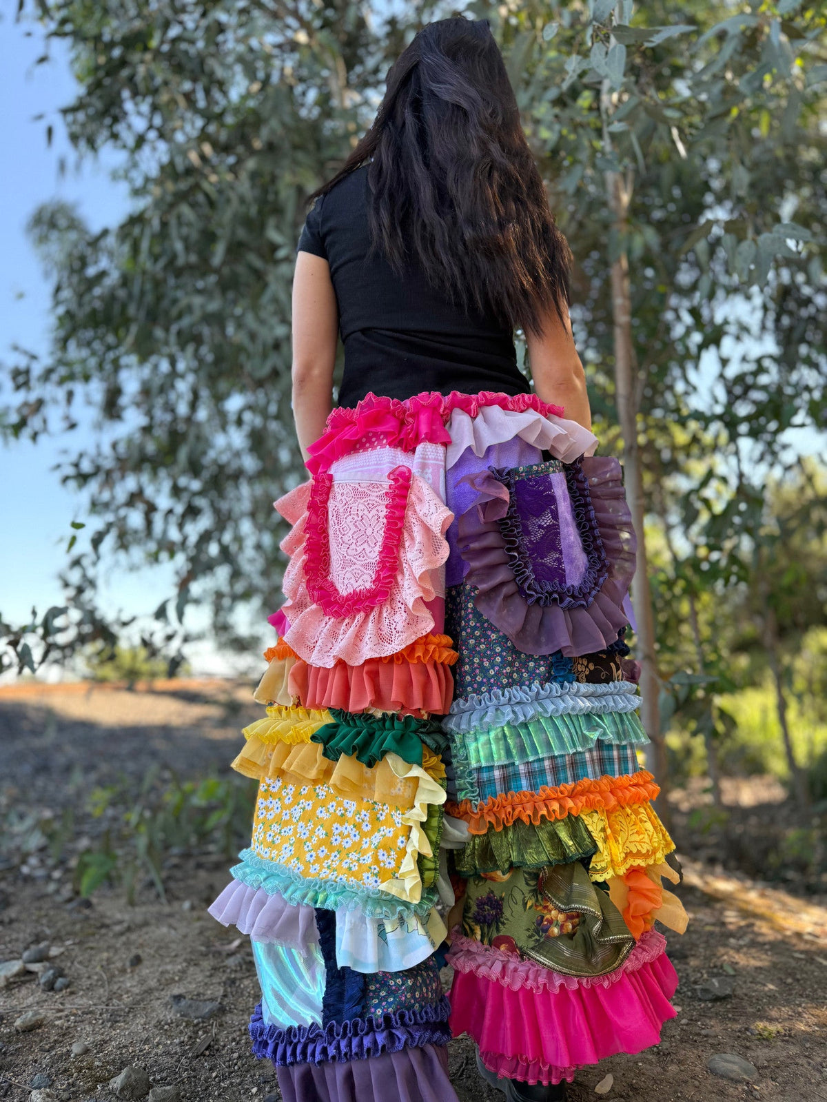 Upcycled Adjustable-Waist Pants