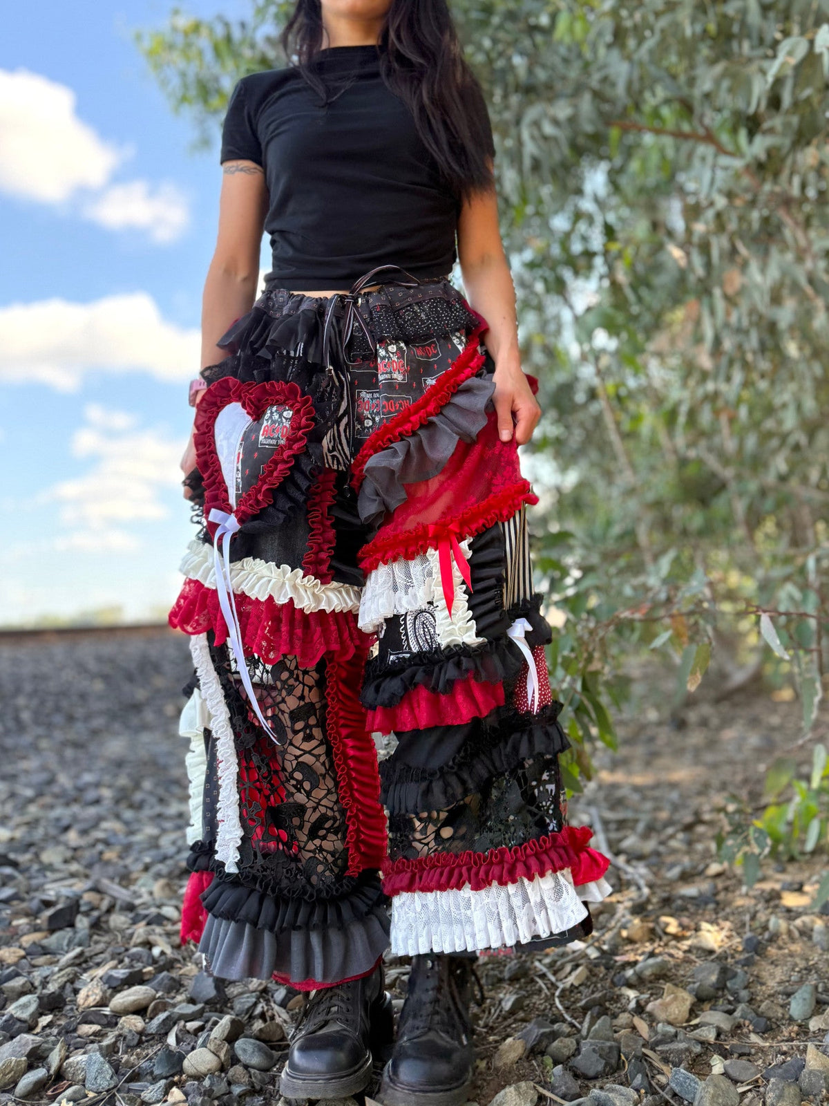 Upcycled Adjustable-Waist Pants