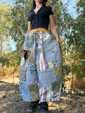 Upcycled Adjustable-Waist Pants