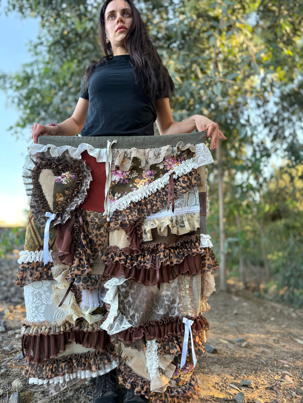 Upcycled Adjustable-Waist Pants