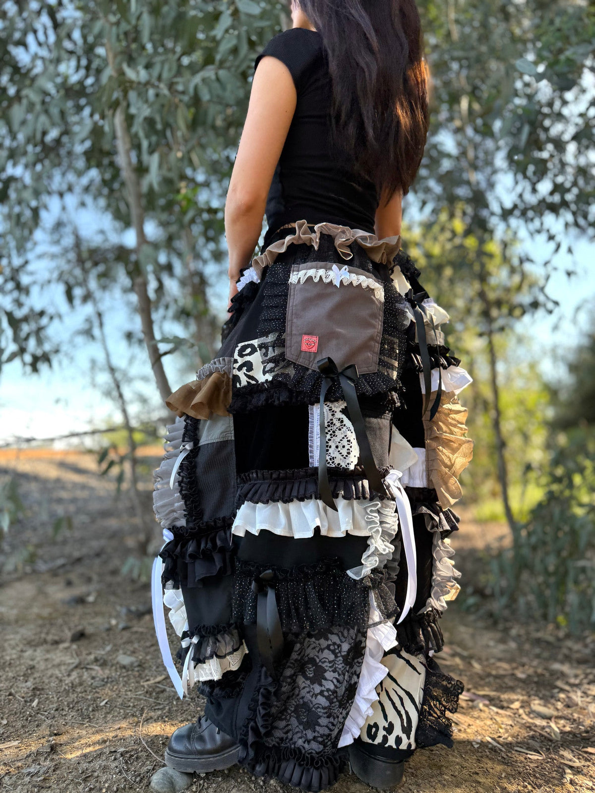 Upcycled Adjustable-Waist Pants