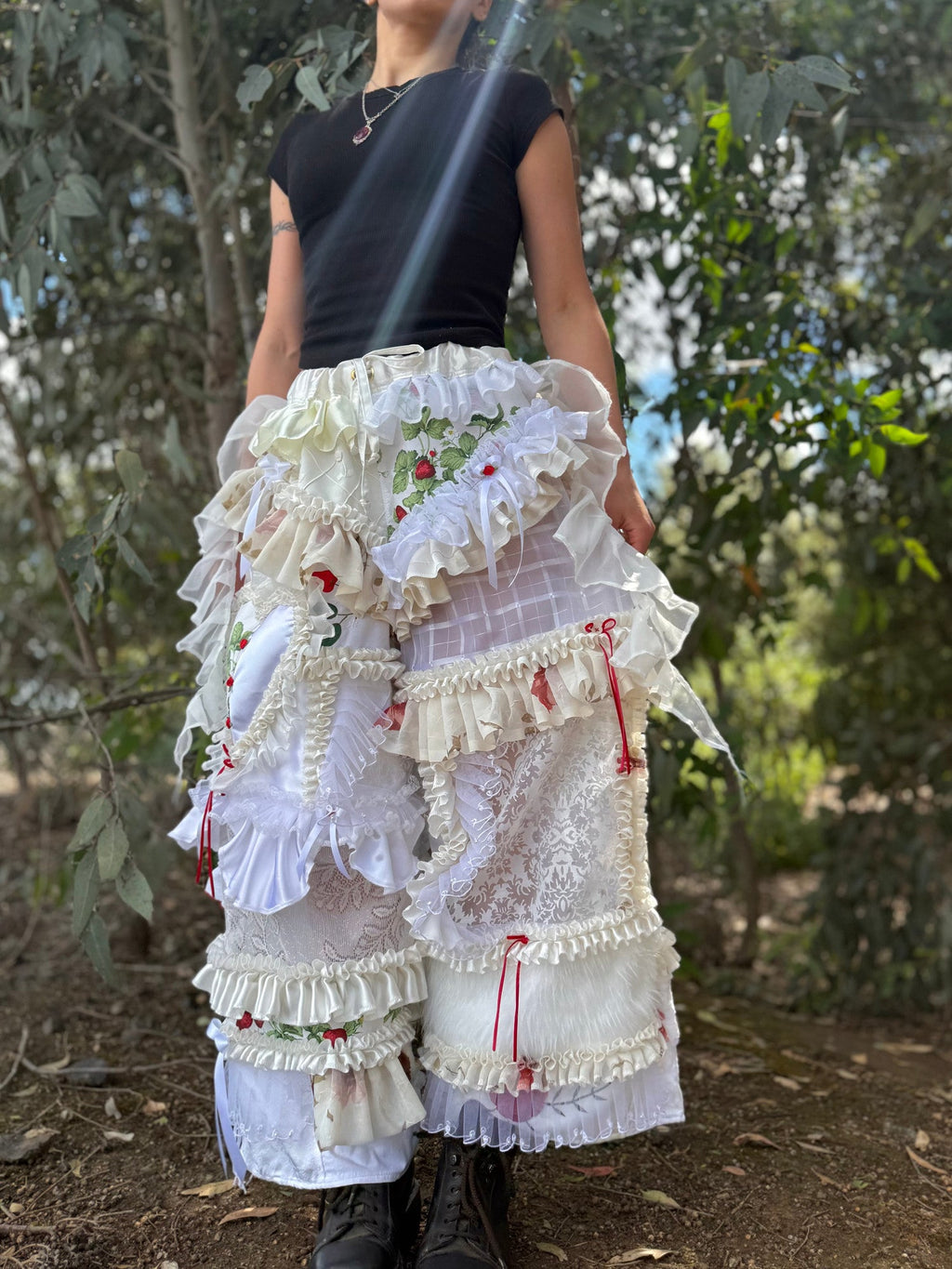 Upcycled Adjustable-Waist Pants