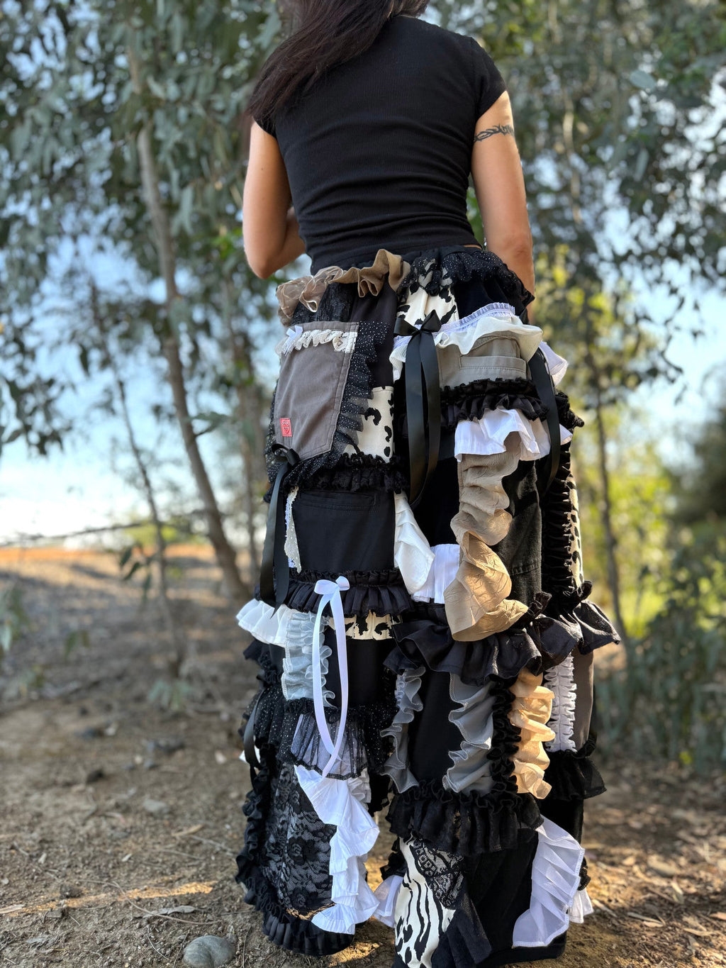 Upcycled Adjustable-Waist Pants