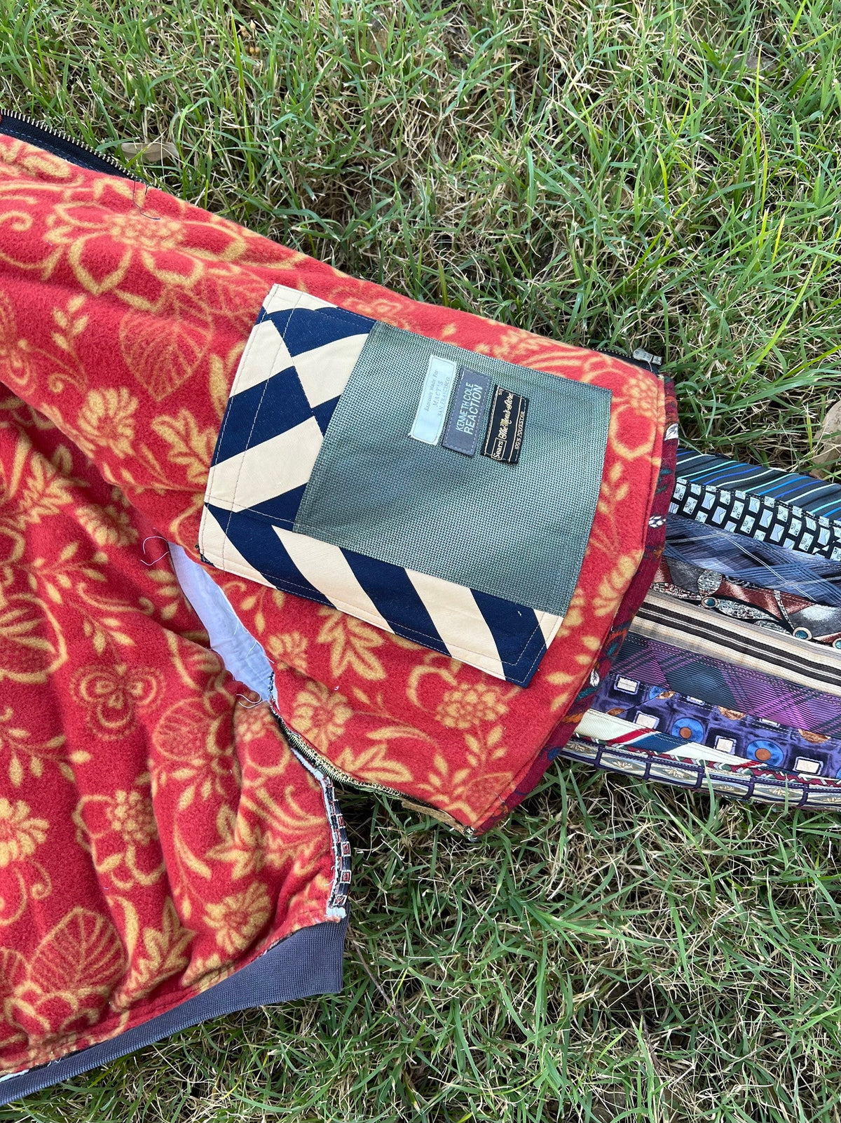 Upcycled Necktie Jacket