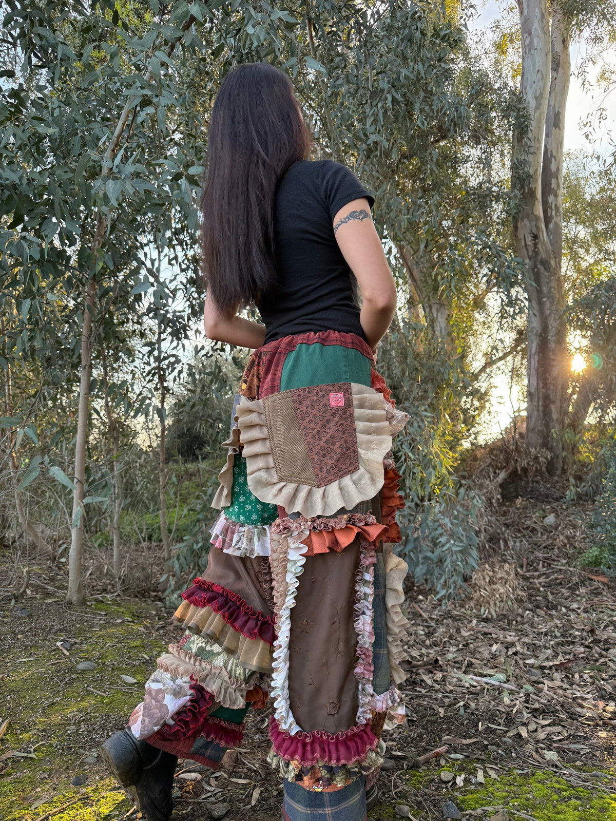Upcycled Adjustable-Waist Pants