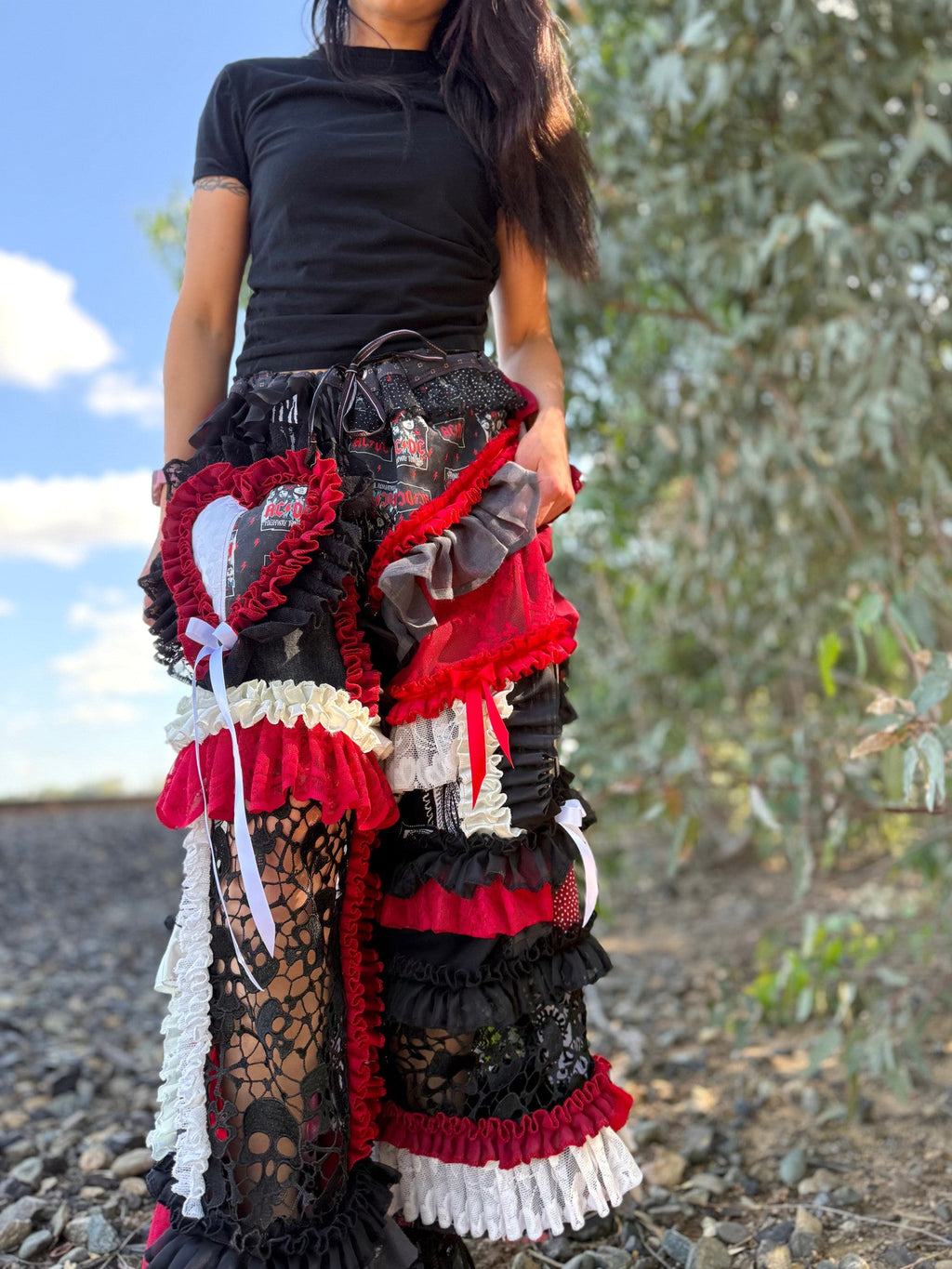 Upcycled Adjustable-Waist Pants