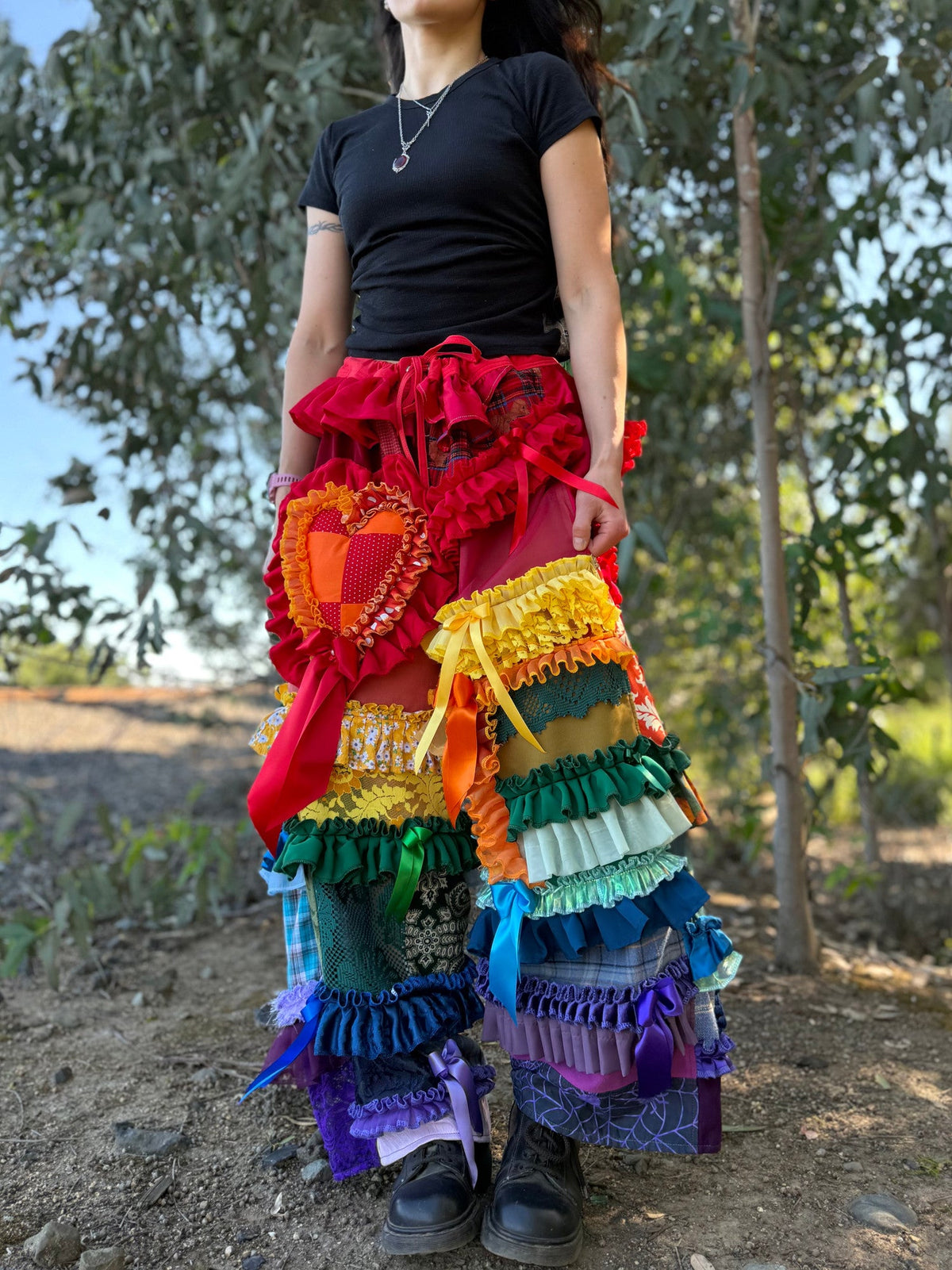 Upcycled Adjustable-Waist Pants