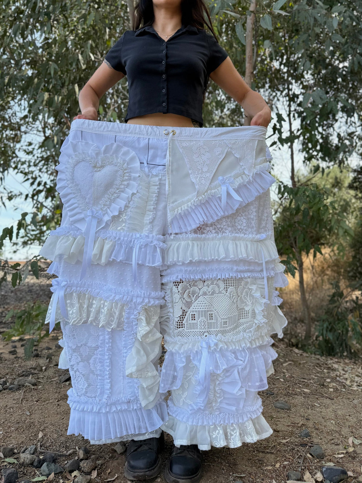 Upcycled Adjustable-Waist Pants