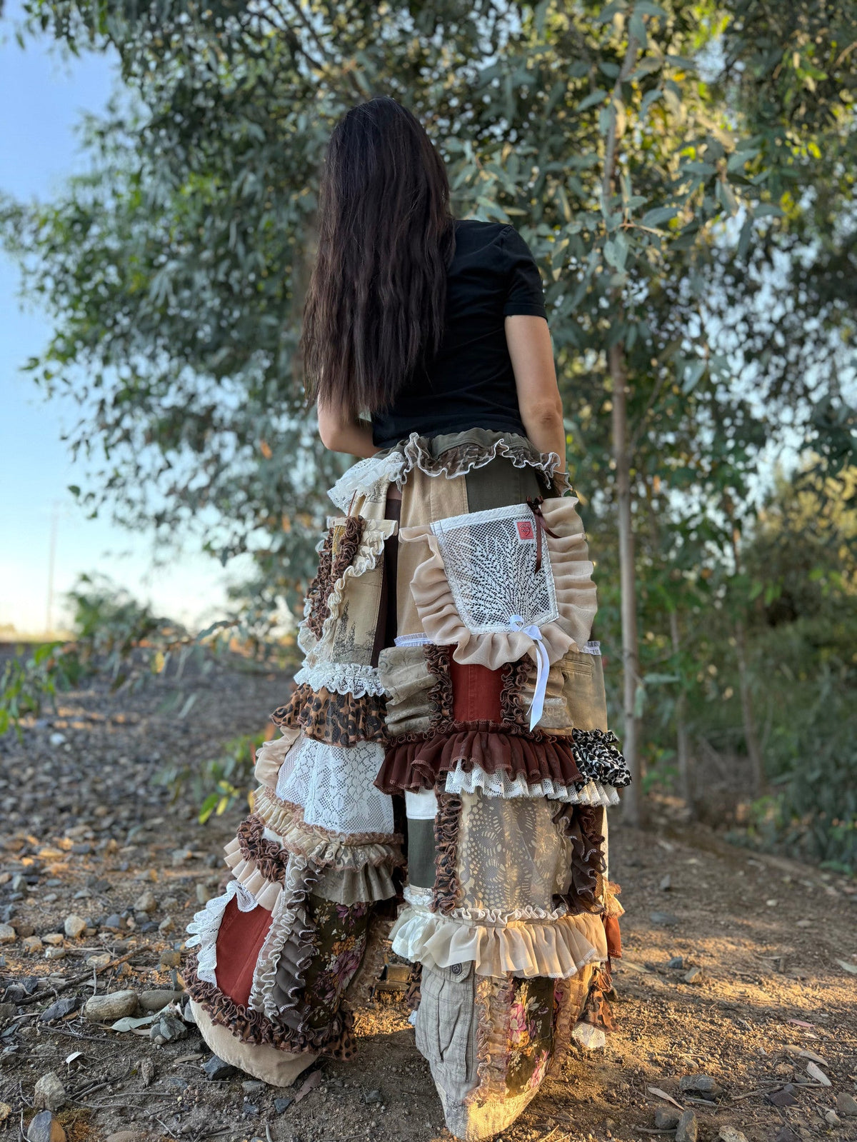 Upcycled Adjustable-Waist Pants