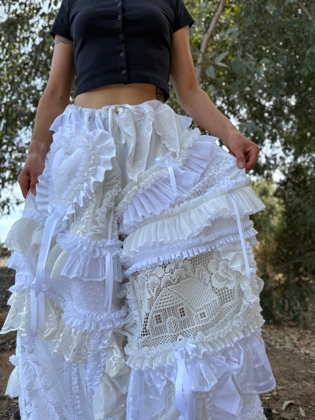 Upcycled Adjustable-Waist Pants
