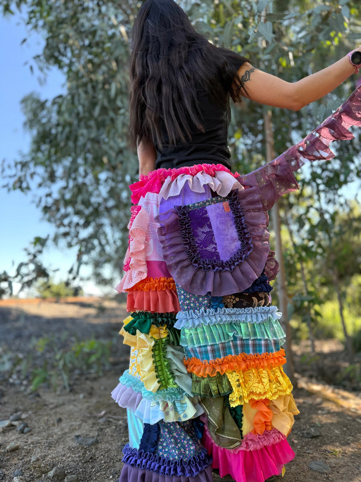 Upcycled Adjustable-Waist Pants