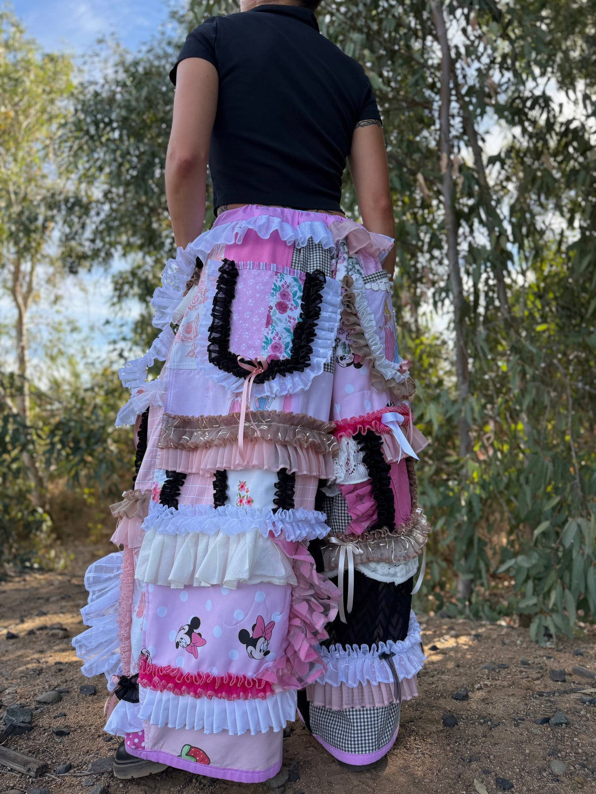 Upcycled Adjustable-Waist Pants