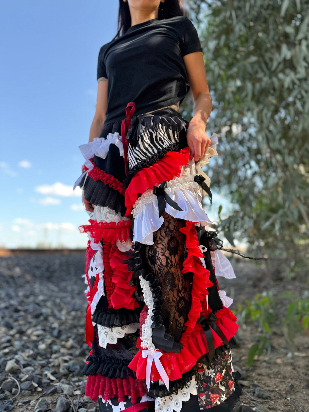 Upcycled Adjustable-Waist Pants