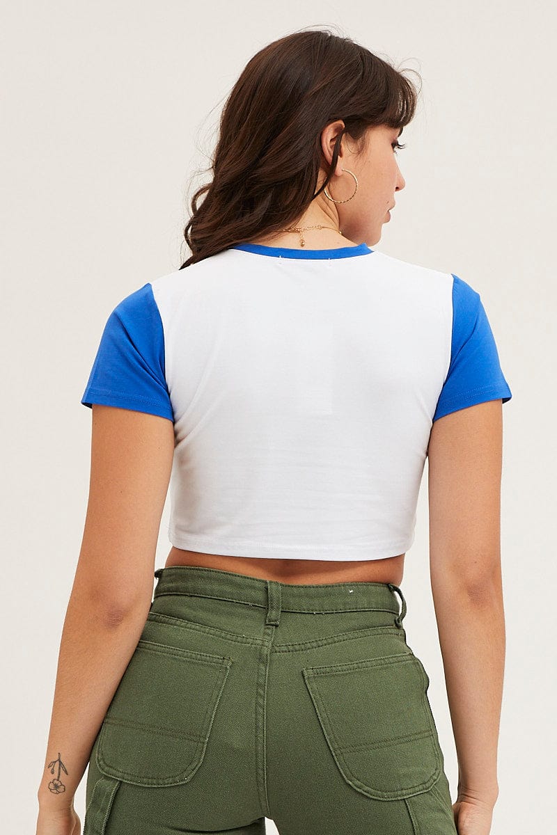 Blue Varsity Baby T-Shirt