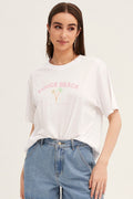 White Embroidered T-Shirt