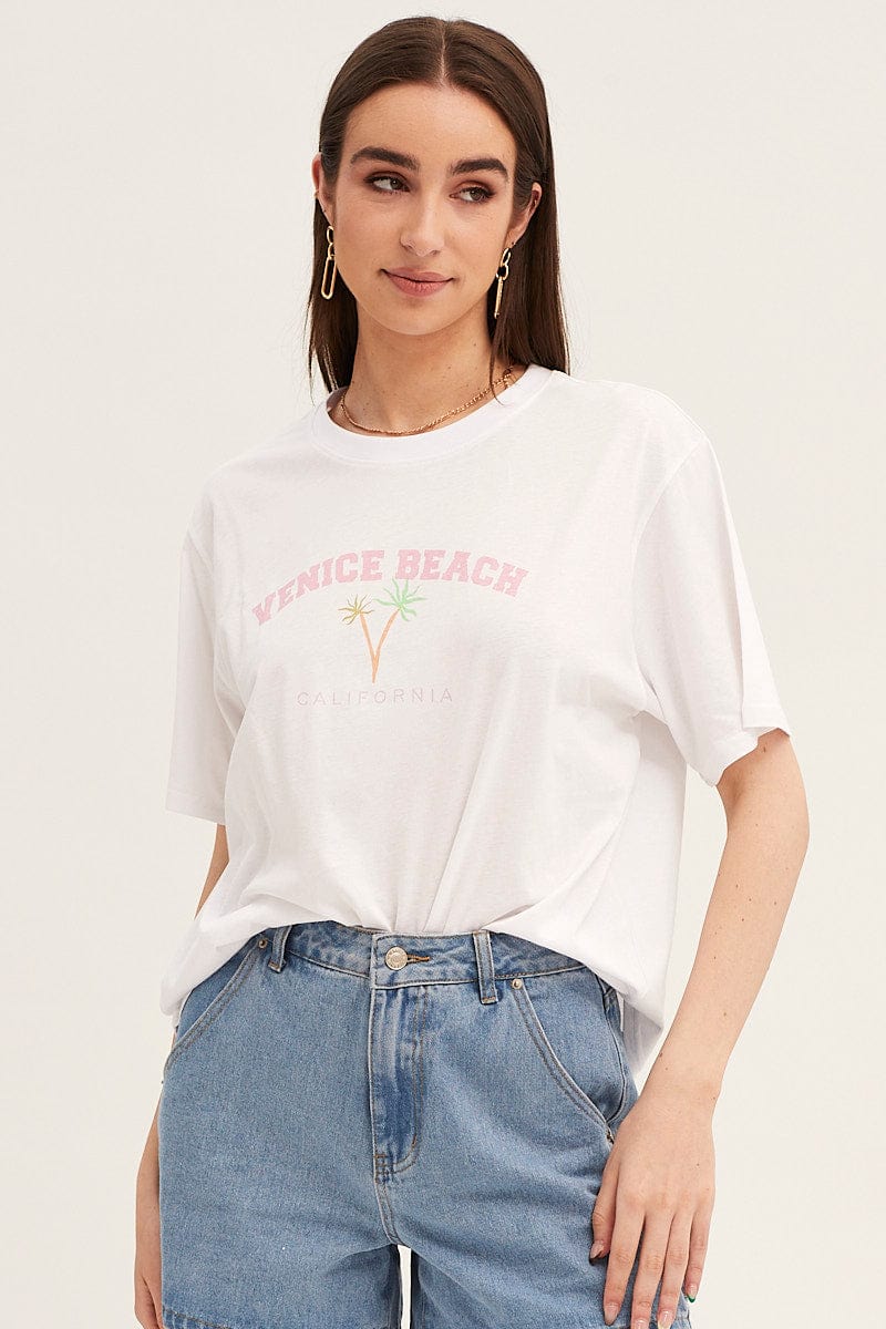 White Embroidered T-Shirt