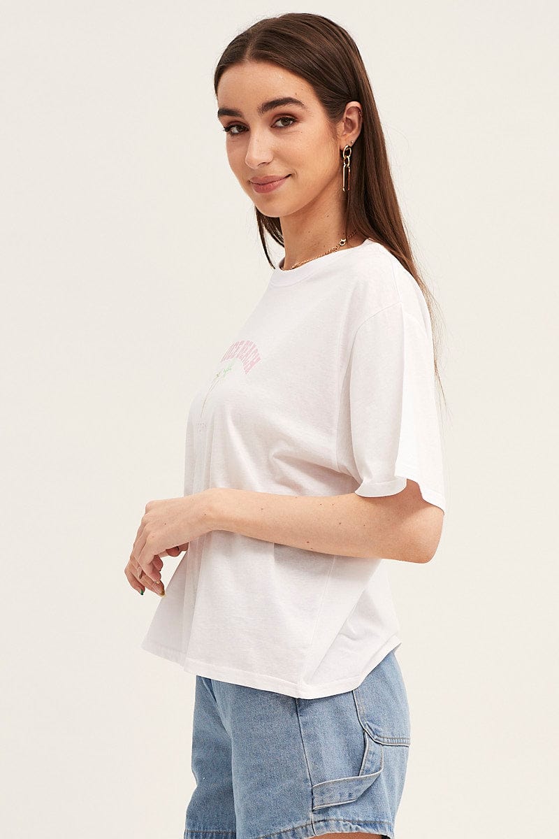 White Embroidered T-Shirt