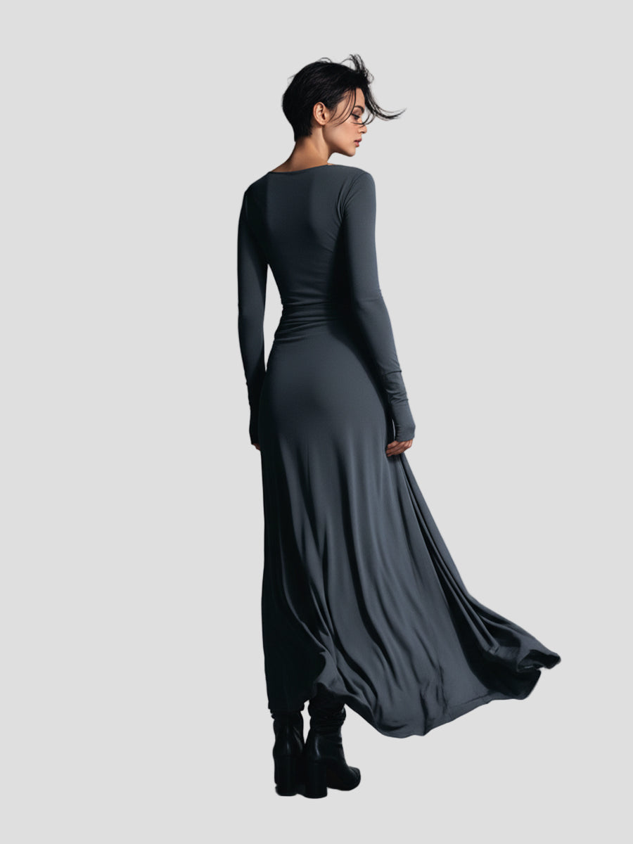 Liora Wrap Maxi Dress