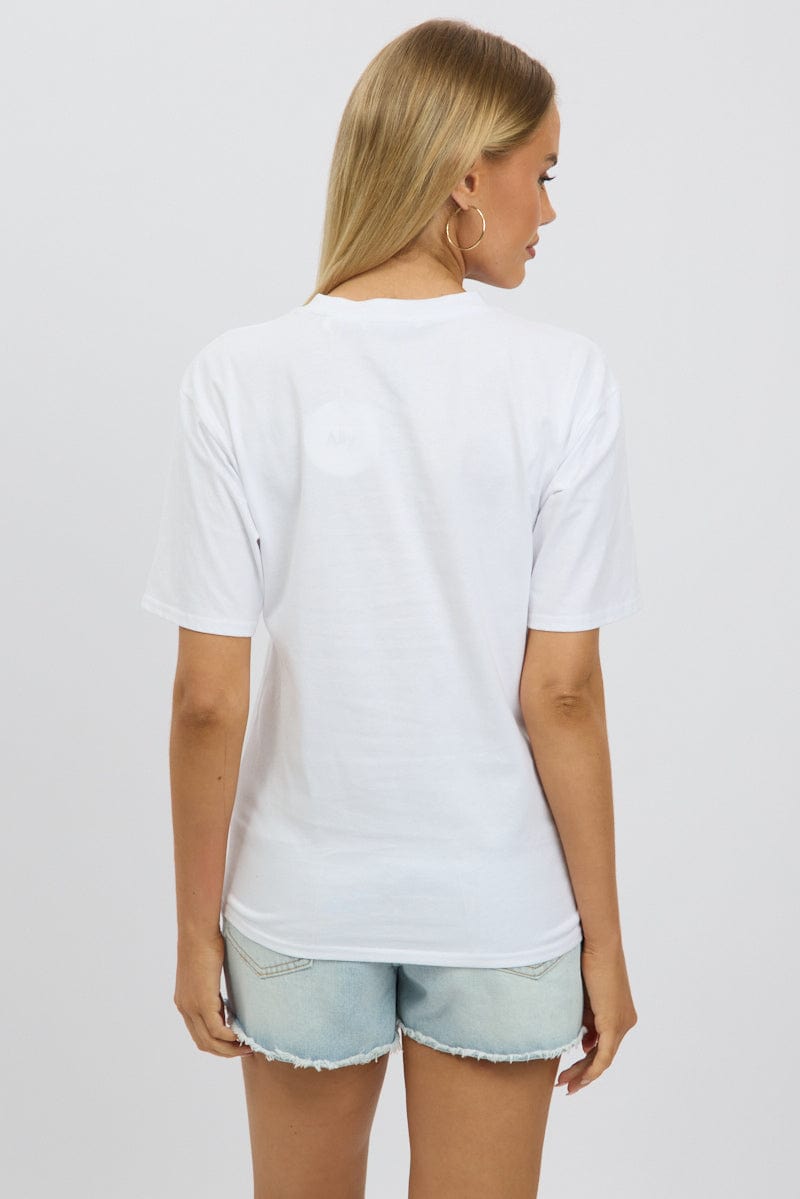 Pink Graphic T-Shirt Short Sleeve
