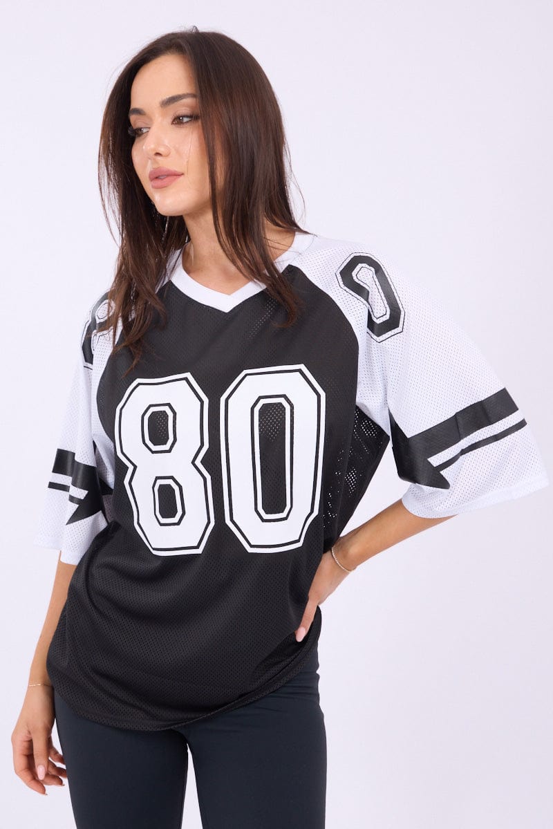 Black Sport T-Shirt Short Sleeve