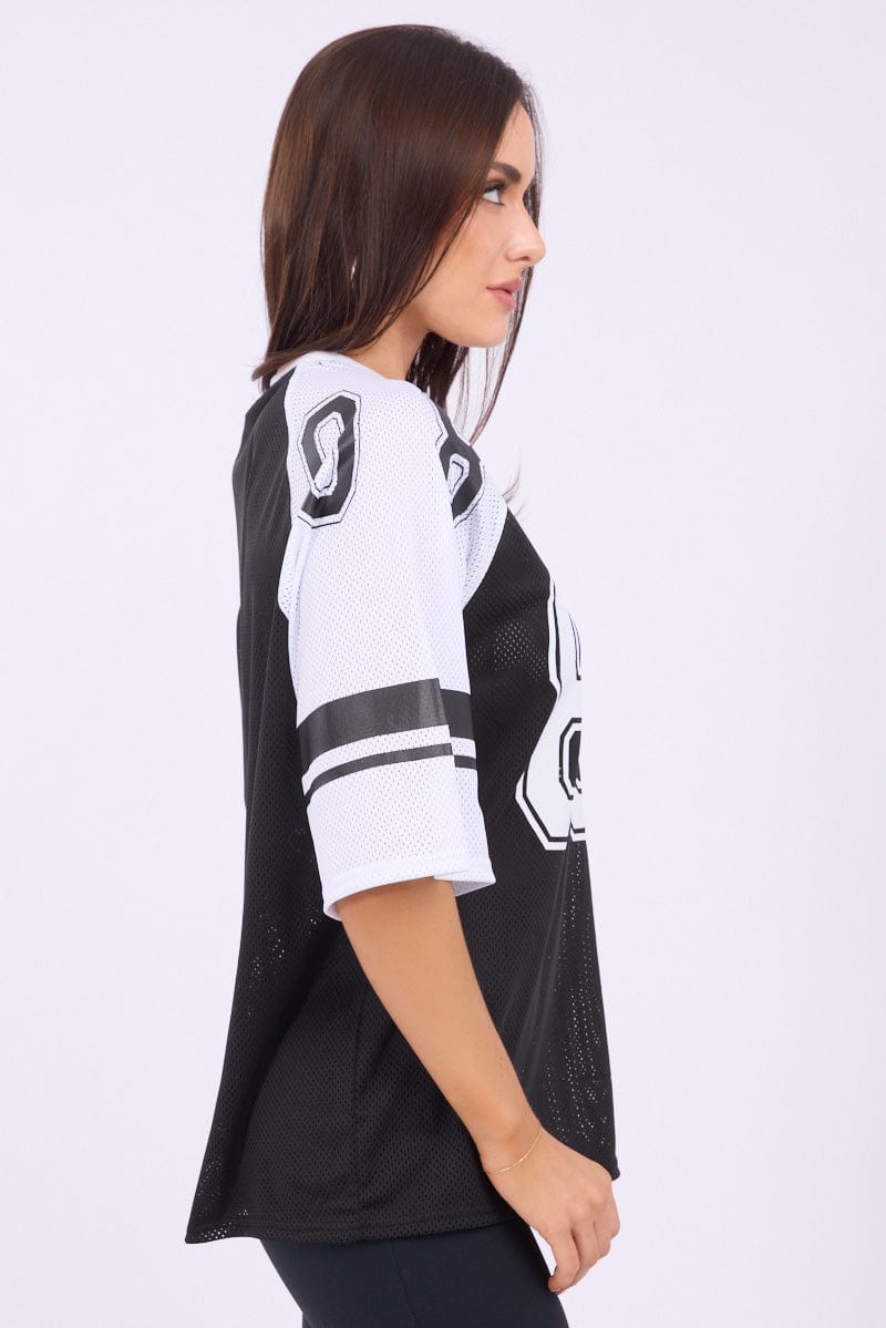 Black Sport T-Shirt Short Sleeve