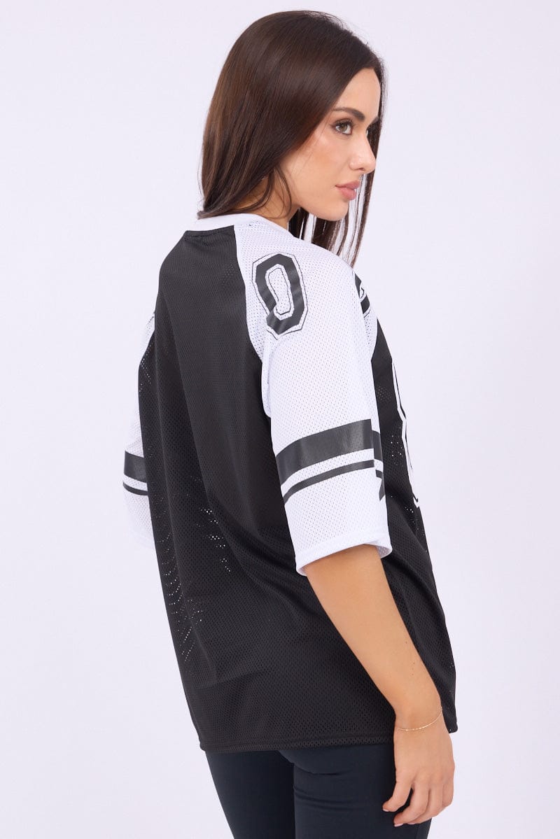 Black Sport T-Shirt Short Sleeve