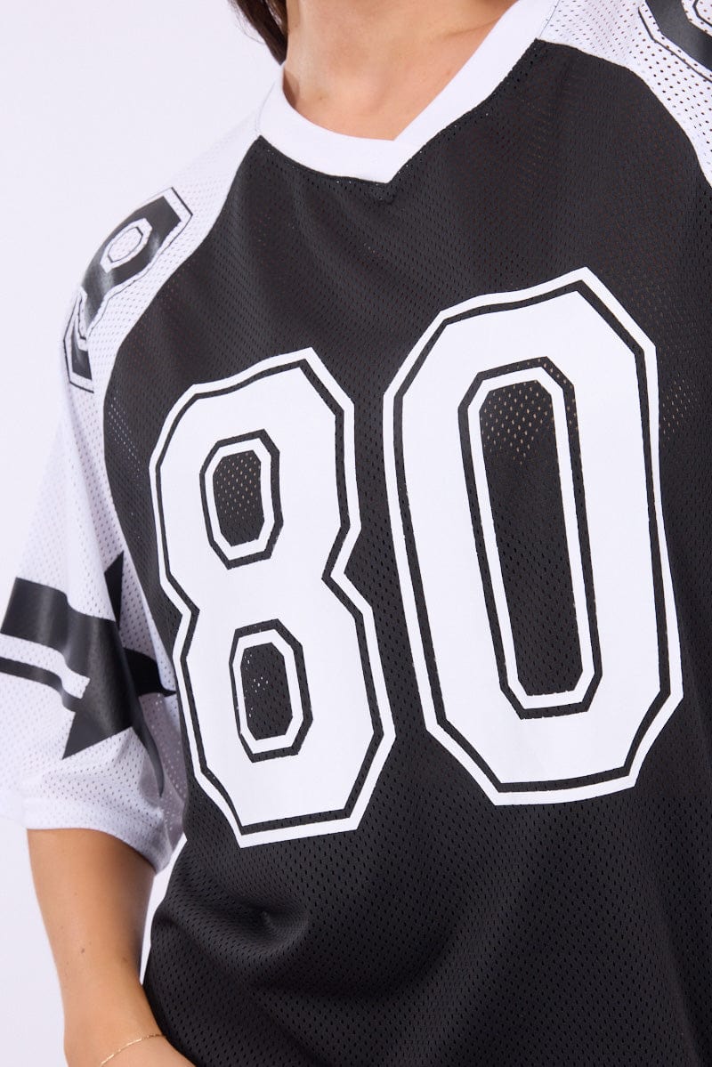 Black Sport T-Shirt Short Sleeve