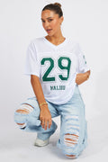 White Sports T-Shirt Short Sleeve