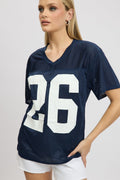 Blue Sport T-Shirt Short Sleeve