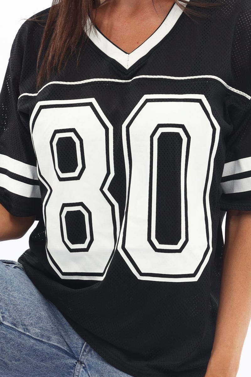 Black Sport T-Shirt Short Sleeve