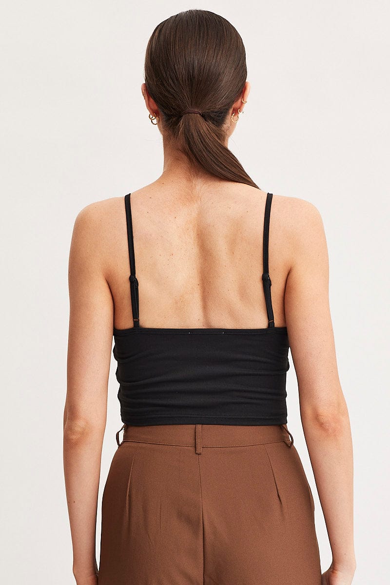 Black Tank Top Top Sleeveless