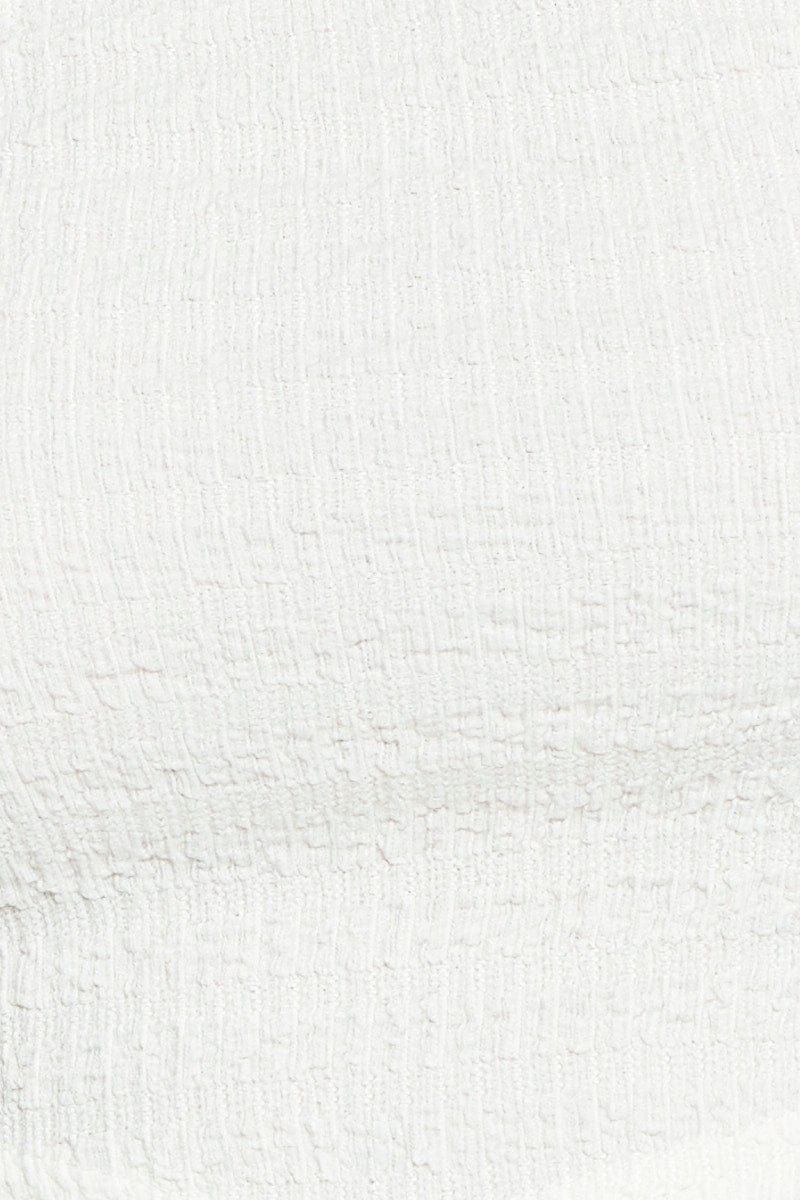 Beige Scarf Crop Top Halter Neck