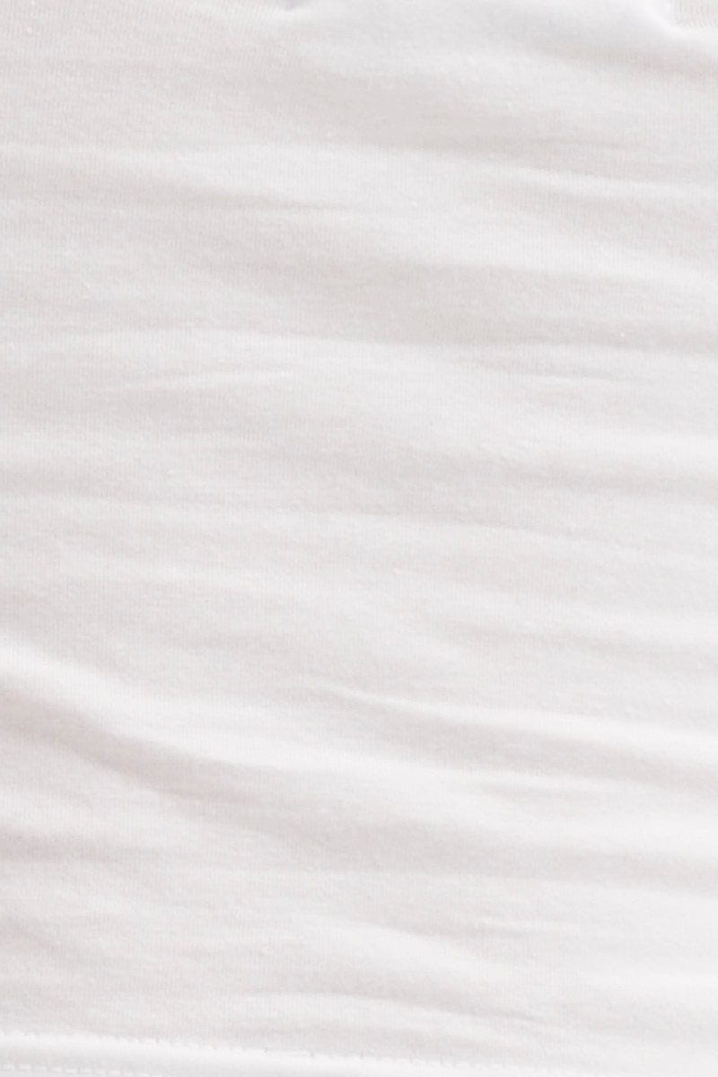 White Tank Top Crop Top