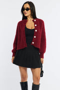 Black Pleated Skirt Mid Rise Longline