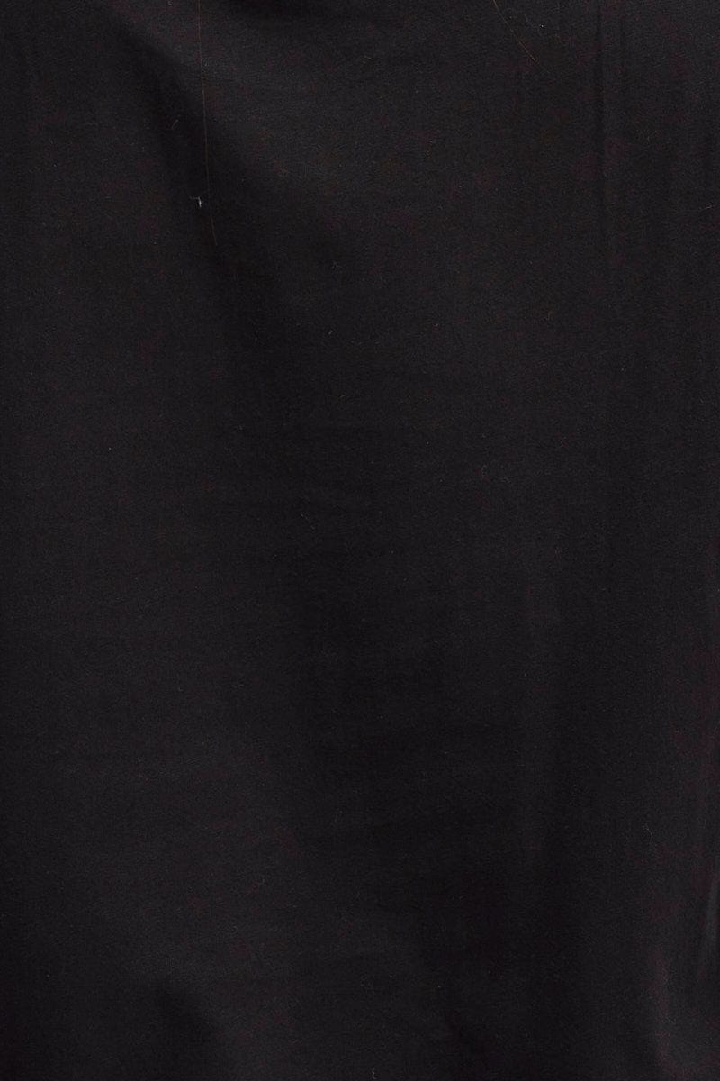 Black T Shirt Short Sleeve Crew Neck